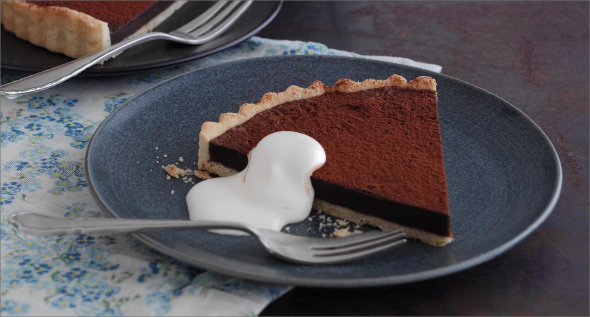 Kerrymaid's Gooey Dark Chocolate Tart