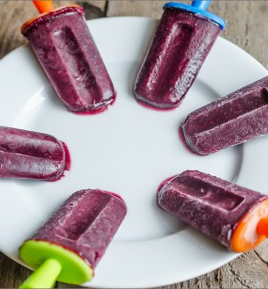 Kerrymaid's Banana & Blueberry Ice Pops