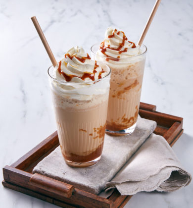 Salted Caramel Affogato Shake