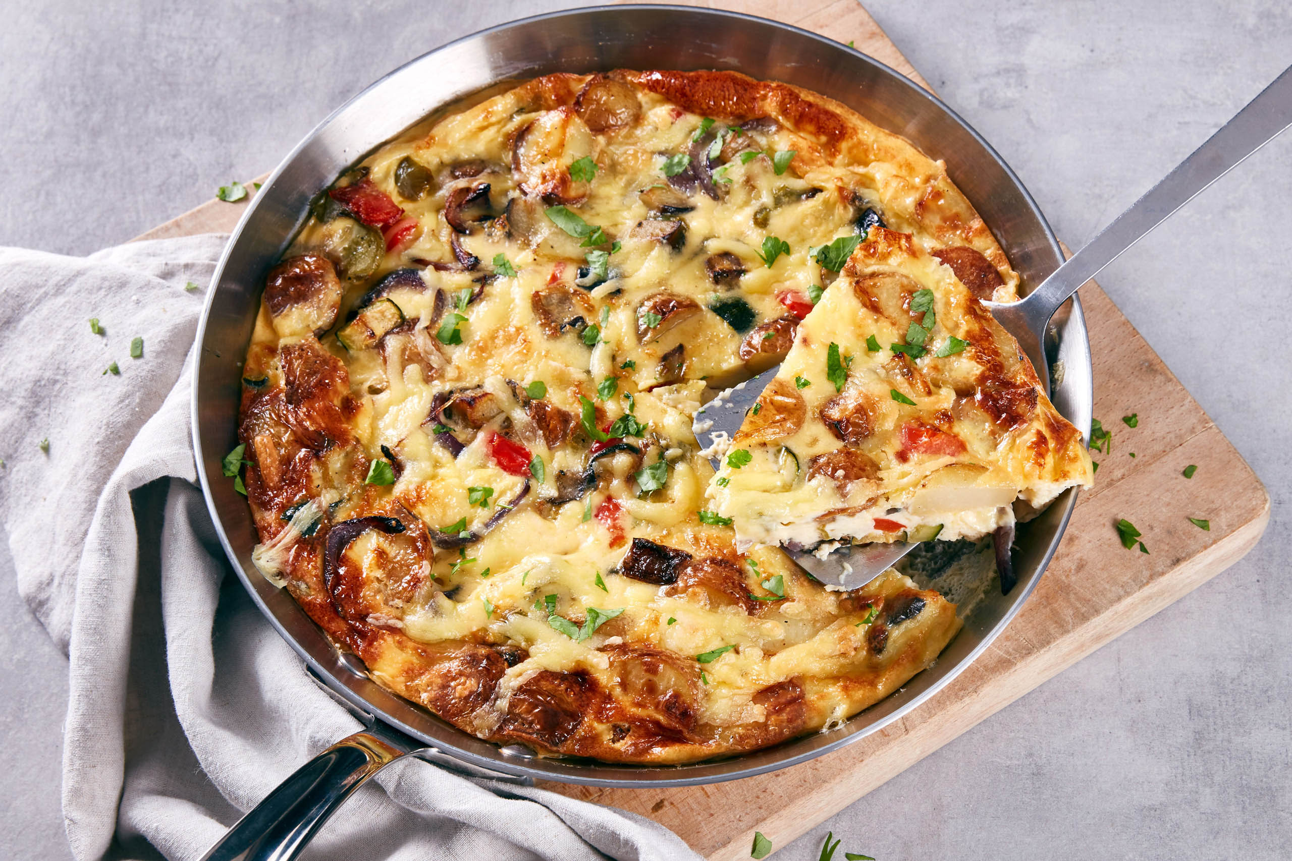 Roasted Vegetable Frittata